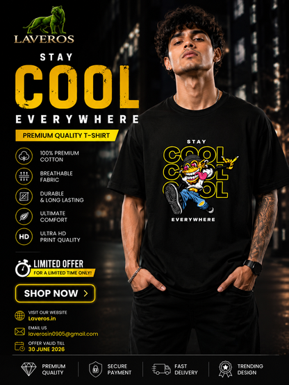 LAVEROS Stay Cool Standard Crew T-shirt